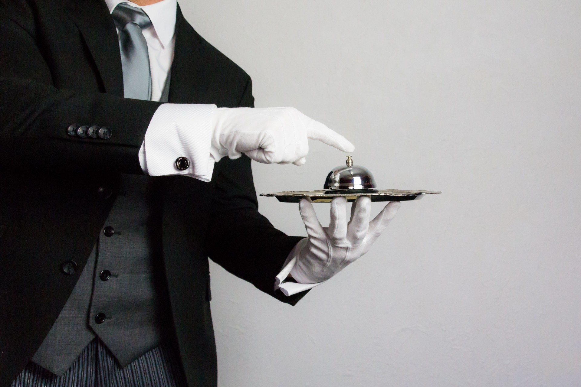 Butler or Hotel Concierge with Bell